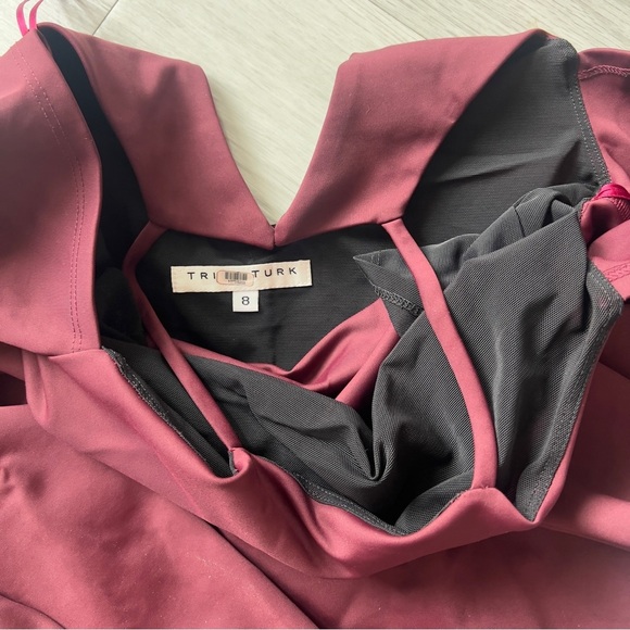 Trina Turk Burgundy Lulu Dress. NWOT. Size 8 - Picture 9 of 11